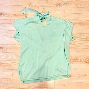 Lilly Pulitzer Mint Green Short Sleeve Top